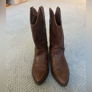 Brown Western Leather Boots